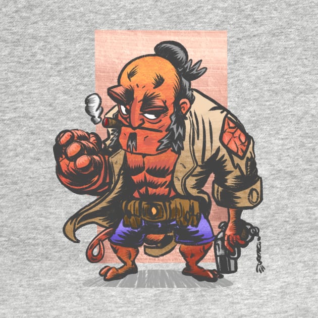 Hellboy Ain't Havin' It by picklenickel